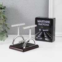 Маятник "Шары техно" квадрат столбик 9 x 9 x 7,5 см
