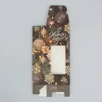 Коробка складная «Ёлочные игрушки», 6 х 14.5 х 3.5 см