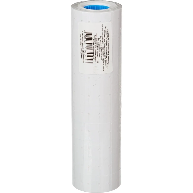 Этикет-лента 21,5х12 белая прям 1000шт/рул 10рул/уп