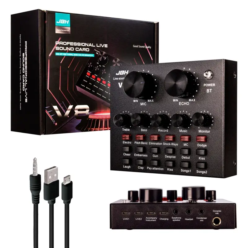 Внешняя звуковая карта V8 JBH