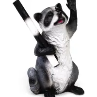 Садовая Фигура 30 х 18 х 16 см полистоун Енот ГАИ