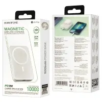Внешний аккумулятор BJ25 Plus 10000 mAh BOROFONE белый