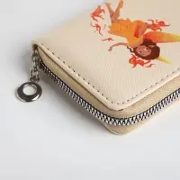 Кошелёк на молнии &laquo;Фея огня&raquo;, отдел для карт, для монет, бежевый