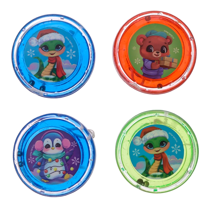 Новый год. Йо-Йо «Веселье» змейка, d= 5,5 см