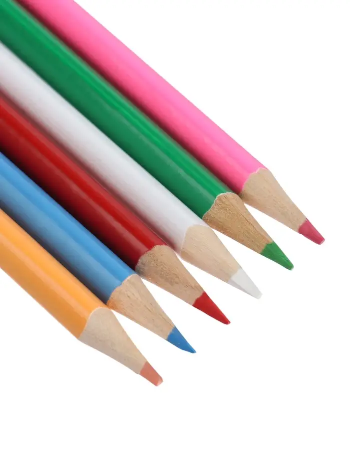 Карандаши Calligrata, цветные, двухцветные, 12 цветов, 6 шт., деревянные, трёхгранные