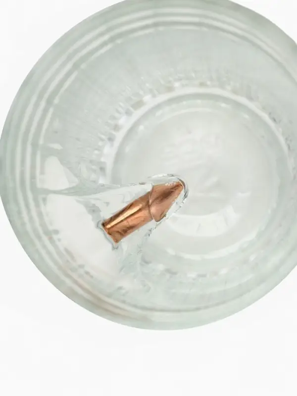 Стакан непробиваемый с пулей &laquo;Военный&raquo;, гранёный, 250 мл