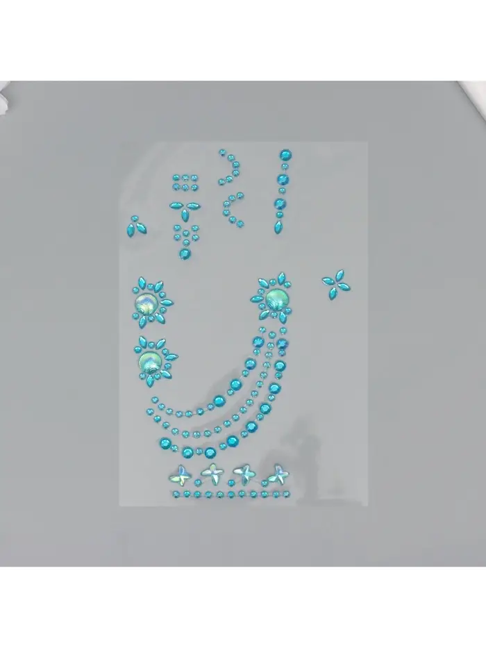 Наклейка - стразы &laquo;Браслеты из страз&raquo;, 12&times;20.3 см, МИКС