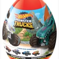 Набор для творчества "Конфитрейд" "HOT WHEELS" в пластиковом яйце XXL 1/8