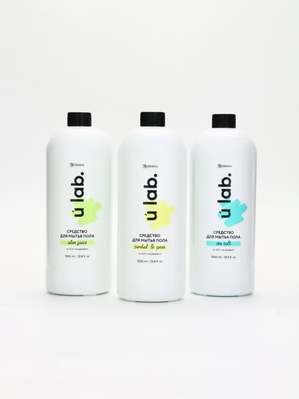 Средство для мытья пола, аромат морская соль, 1000 мл, ULAB Средство для мытья пола, аромат морская соль, 1000 мл, ULAB