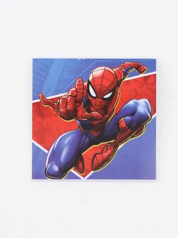 Блокнот 10х10см, 16 л МИКС "Человек паук"