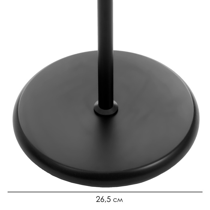 Торшер  Торшер "Асфира" Е27 15Вт чёрно-белый h.171 см