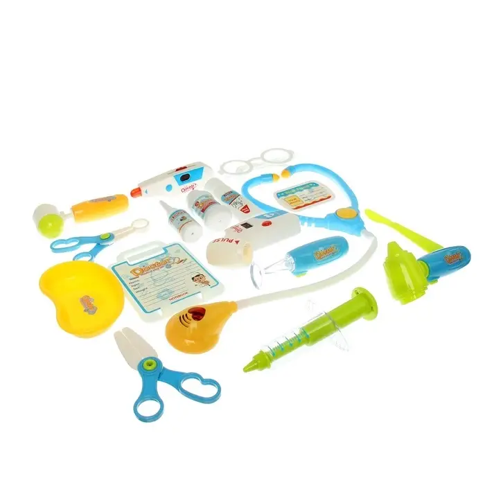 Игровой набор доктора в тележке &laquo;Лечим быстро&raquo;, 18 предметов