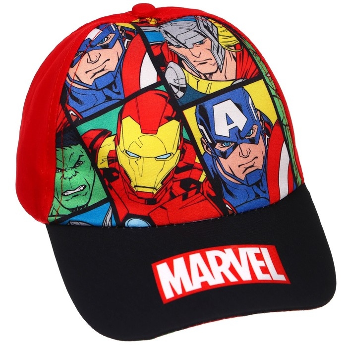Кепка детская для мальчика, размер 52-56, Мстители Кепка детская для мальчика, размер 52-56, Мстители