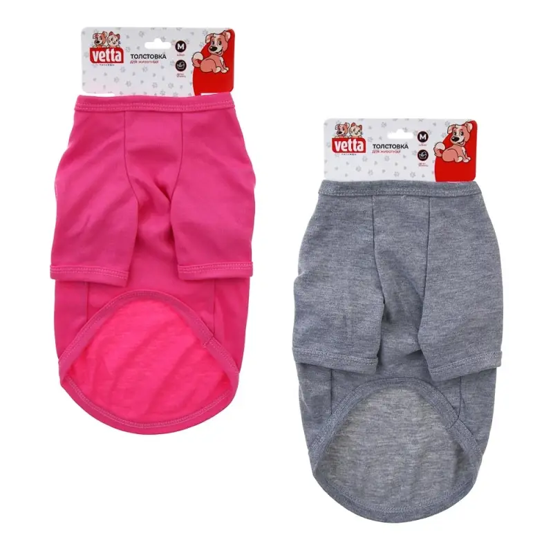 VETTA Толстовка для домашних животных, хлопок, полиэстер, M 32,5см