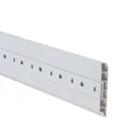 Плинтус напольный округлый &laquo;Идеал. Дюра&raquo;, 2200&times;80 мм, цвет 001 белый