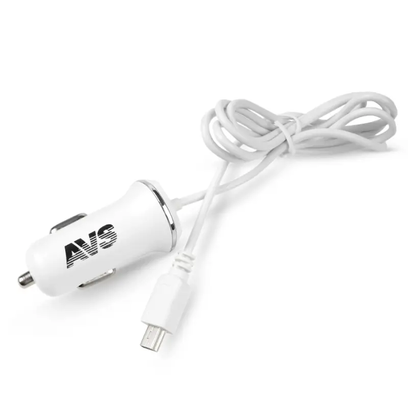 Автомобильное зарядное устройство AVS с mini USB CMN-213 (1,2А)