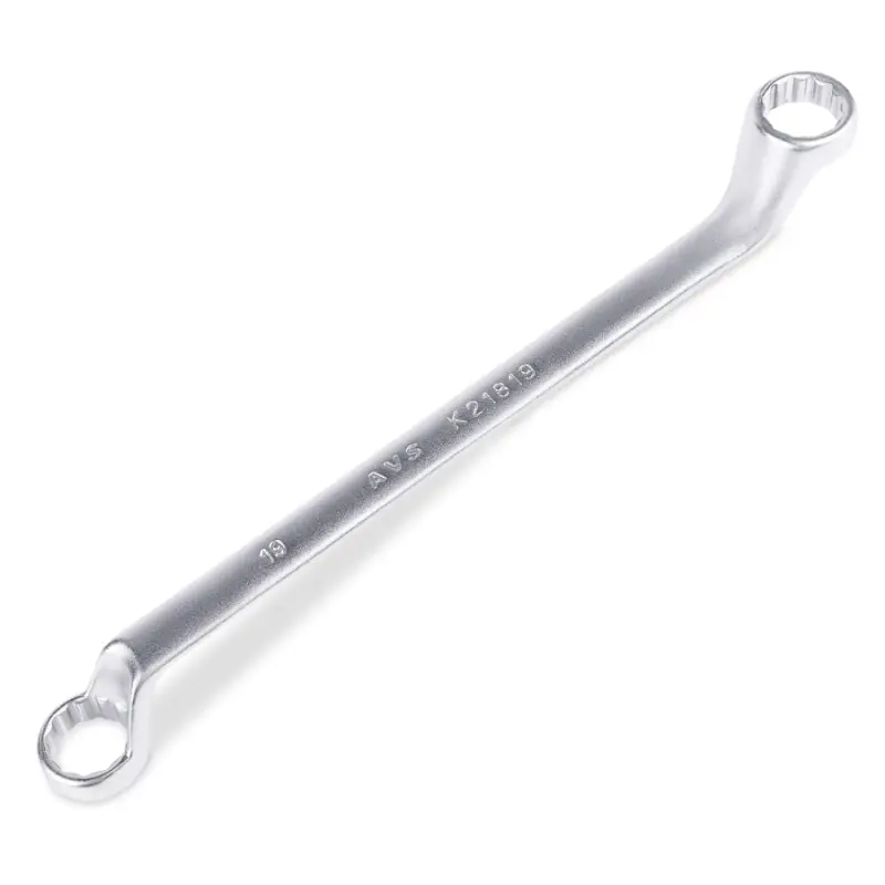 Ключ гаечный накидной изогнутый (18х19 мм) AVS K21819