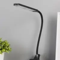 Настольная лампа &laquo;Семи&raquo;, LED, 5 Вт, 6000К, чёрный, 7.5&times;10.5&times;65 см