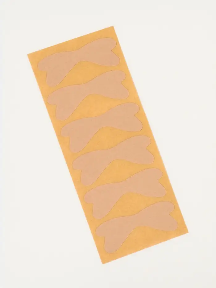 Наклейки против вросших ногтей, 6 шт., 4.5&times;1.7 см, бежевые