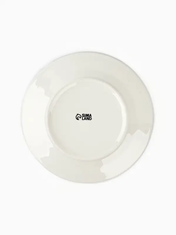 Тарелка плоская новогодняя &laquo;Снеговик Снежок&raquo;, d=20 см