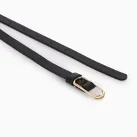 Ремень жен 02-01-01-01, Июнь2515 1,5*0,3*110 см, без винта, пряж золото, 1 прокол, черный Ремень жен 02-01-01-01, Июнь2515 1,5*0,3*110 см, без винта, пряж золото, 1 прокол, черный