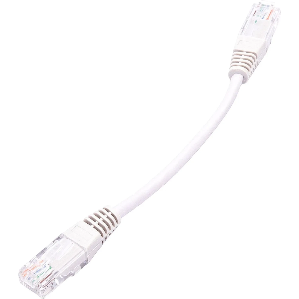 Патч-корд TWT TWT-45-45-0.15-GY UTP кат.5e, 0.15 м, серый