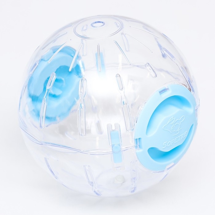 Шар для грызунов с подсветкой Шар для грызунов с подсветкой "Пижон", 14 см, синий