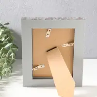 Фоторамка пластик 10х15 см "Марокканская мозаика" оттенки коричневого 19,8х15х2 см