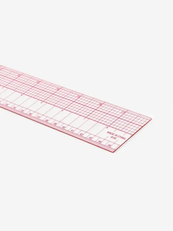 Линейка для квилтинга и пэчворка, 45&times;5 см, s=0.5 мм, прозрачный