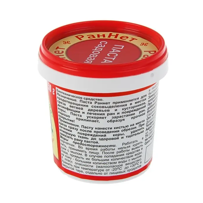 Паста для заживления повреждений садовых деревьев РанНет 150 г