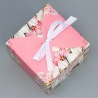Коробка подарочная складная, упаковка, &laquo;Учителю&raquo;, 12&times;12&times;12 см