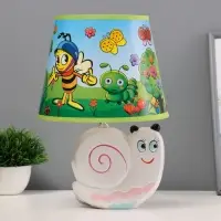 Лампа настольная RISALUX &laquo;Улитка&raquo;, Е14, 40 Вт, 20&times;20&times;31 см