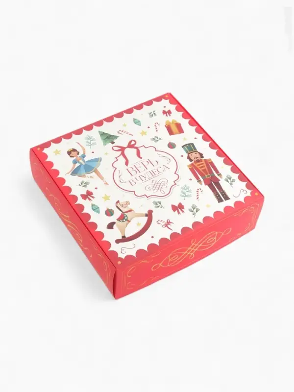 Коробка складная «Щелкунчик», 26×26×8 см Коробка складная «Щелкунчик», 26×26×8 см