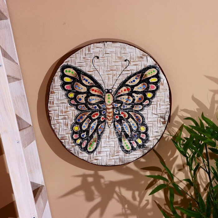 Настенный декор Настенный декор "Бабочка" бамбук 50 см
