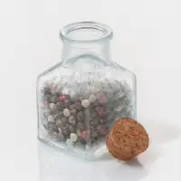 Набор баночек для специй Доляна &laquo;Парфе&raquo;, 50 мл, 4.5&times;4.5&times;6.8 см, с пробковой крышкой, 12 шт., стекло