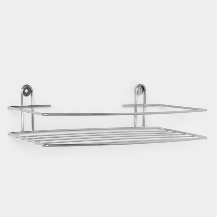 Полка для ванной прямая, 34&times;11.5&times;4.5 см, хром