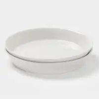 Тарелки глубокие Magistro White Snow, набор 2 шт., 600 мл, 21.5&times;3.5 см, фарфор, белые