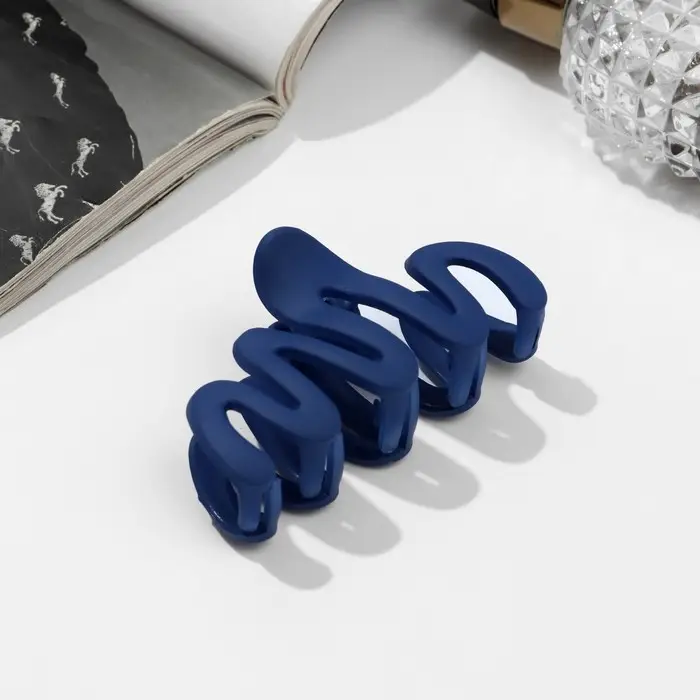 Крабик для волос «Матовый», волна колор, 7 см, МИКС Крабик для волос «Матовый», волна колор, 7 см, МИКС