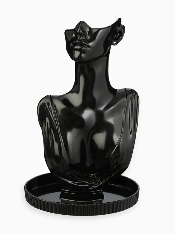 Бюст для украшений QF, 21&times;13.5&times;33 см, чёрный