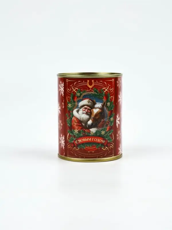 Копилка-банка металл «С Новым годом», 7.5×9.5 см