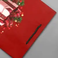 Пакет подарочный новогодний ламинированный, &laquo;Подарки&raquo;, 26&times;12&times;32 см