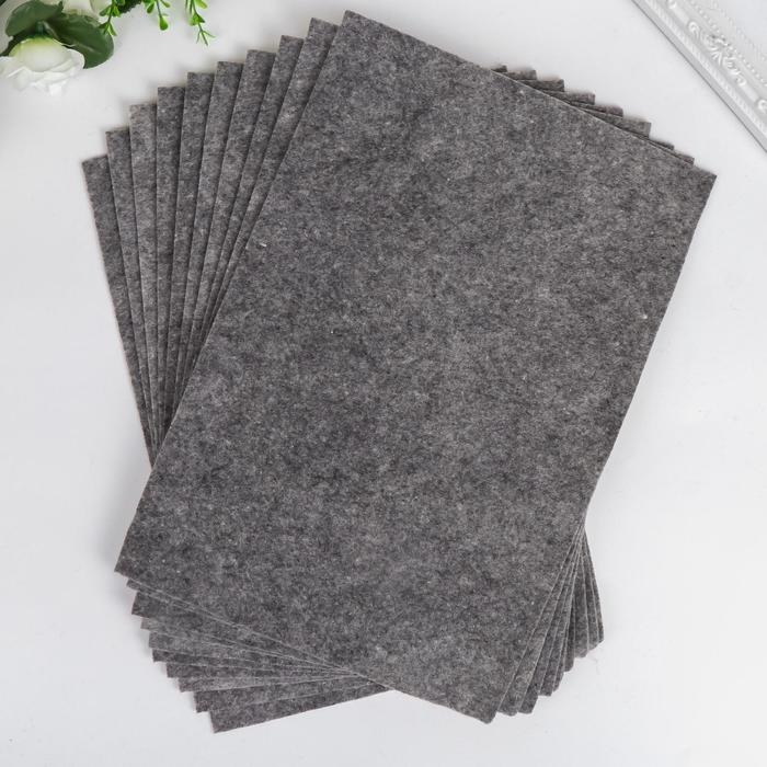 Фетр мягкий Фетр мягкий "Мраморный" 1 мм (набор 10 листов) формат А4