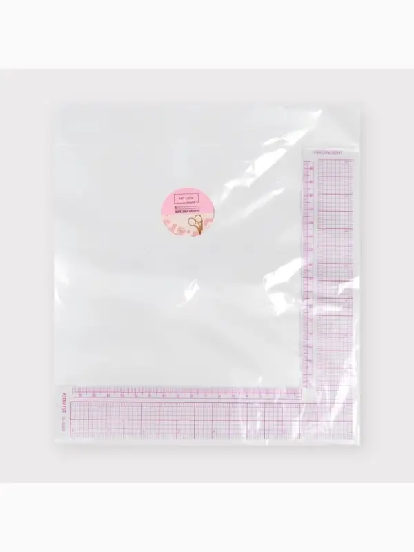 Линейка для кроя и шитья, 21.5&times;21.5 см