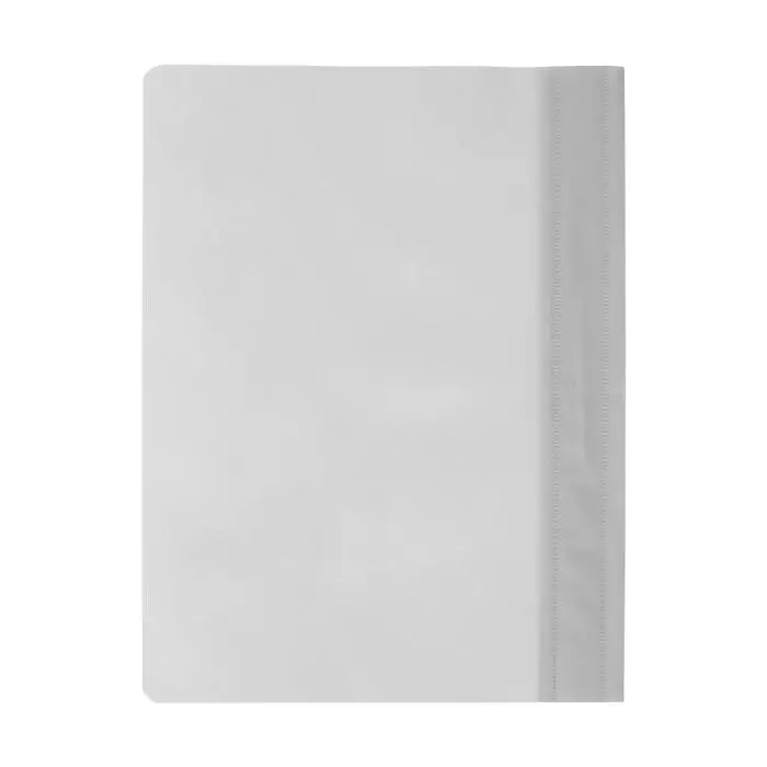 Папка-скоросшиватель Calligrata, А4, 180 мкм, серая, прозрачный верх