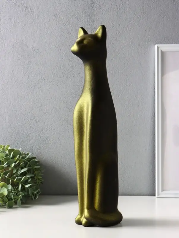 Копилка для денег &laquo;Кот Египетский&raquo;, 41 см, чёрный