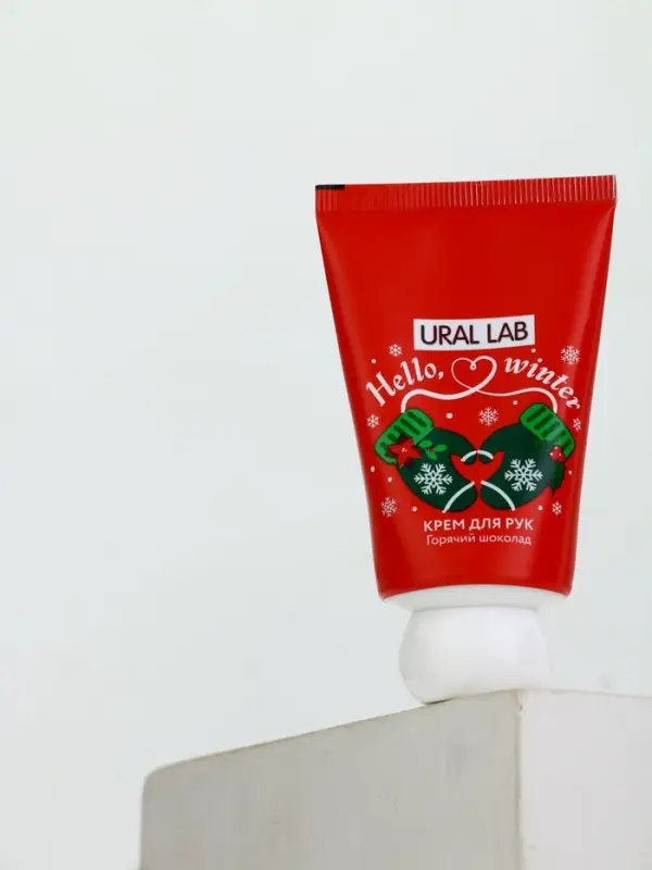 URAL LAB крем для рук Hello, winter, аромат горячего шоколада, 30 мл URAL LAB крем для рук Hello, winter, аромат горячего шоколада, 30 мл