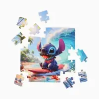 Пазлы 4 в 1 с дополненной реальностью, 35, 48, 54, 70 деталей, Стич