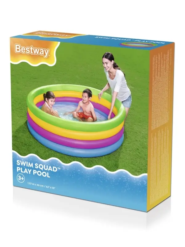 Бассейн надувной Bestway &laquo;Радуга&raquo;, 157&times;46 см, от 3 лет, 51117