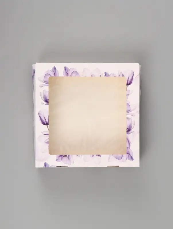 Коробка подарочная складная &laquo;Самой красивой&raquo;, 20&times;20&times;4 см, с окном