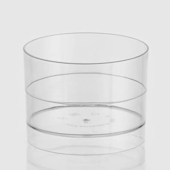 Форма пластиковая одноразовая для фуршета «Ноль», 60 мл, прозрачная